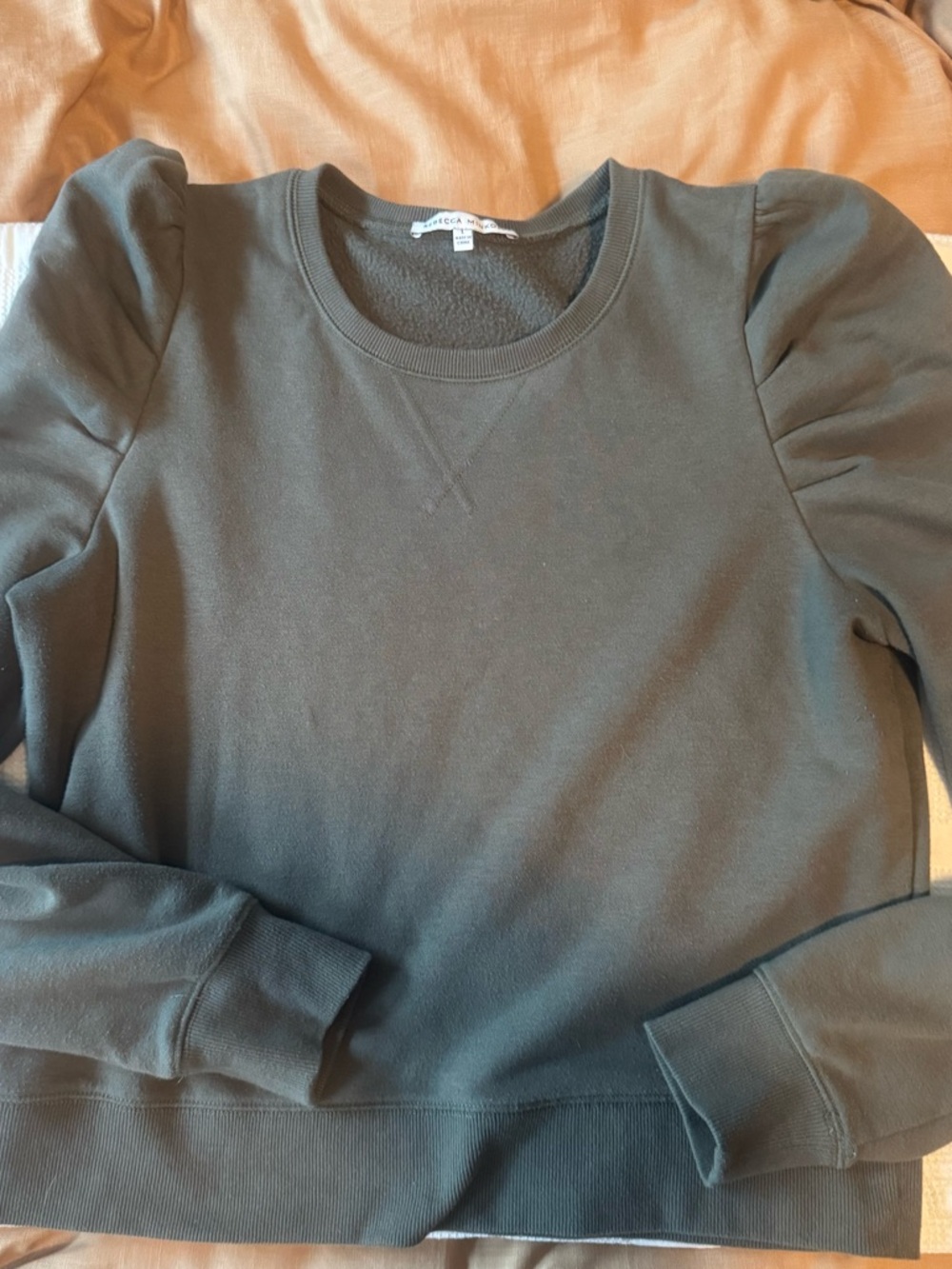 Rebecca Minkoff Crewneck Sweatshirt in Sage Green